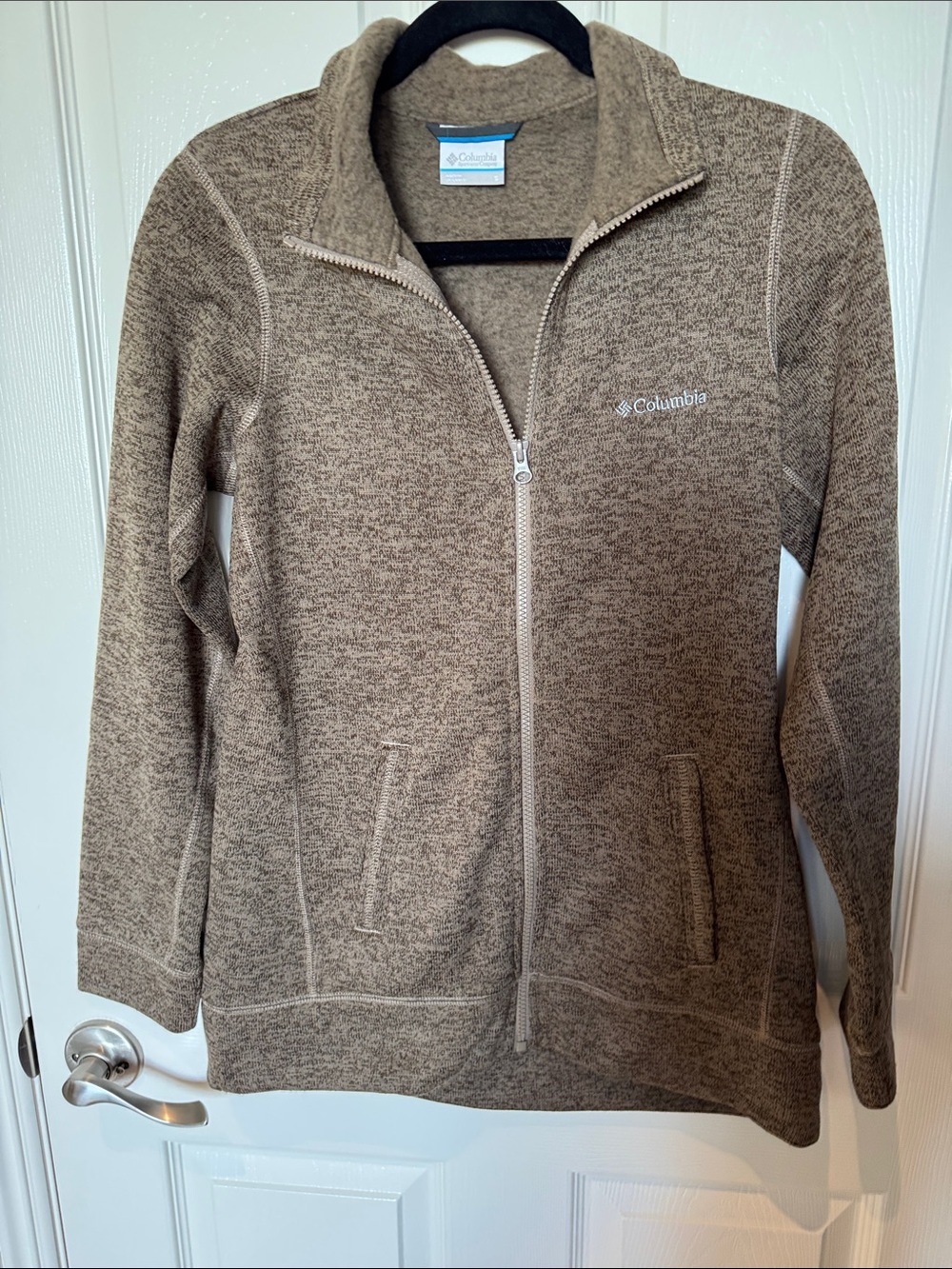 Columbia Women's Full‑Zip Utility Jacket in Taupe Heather